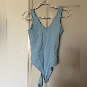 Abercrombie Light Blue Bodysuit size Small